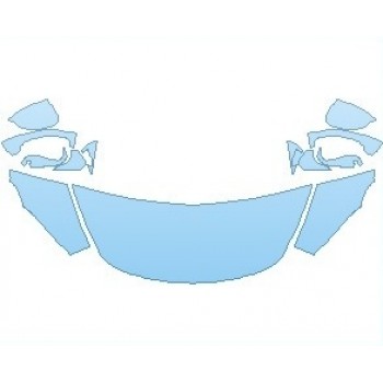 PAINT PROTECTION KIT - 2022 FERRARI ROMA HOOD (NO WRAPPED EDGES) - PRECUT PPF CLEAR BRA WRAP