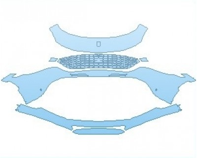 2023 FERRARI ROMA  BUMPER WITH SENSORS WITH CARBON FIBER
