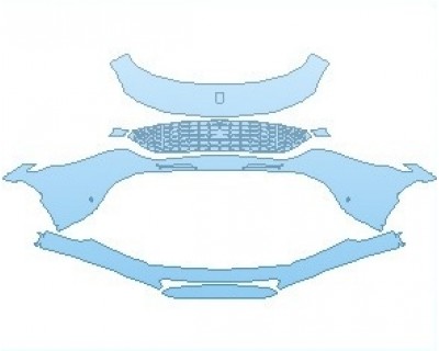 2022 FERRARI ROMA BUMPER WITH SENSORS WITH CARBON FIBER