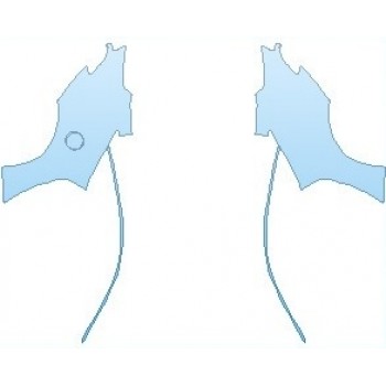 PAINT PROTECTION KIT - 2023 FERRARI ROMA  REAR QUARTER PANELS AND WINDOW TRIM - PRECUT PPF CLEAR BRA WRAP