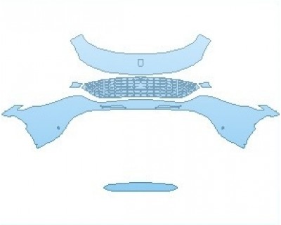 2023 FERRARI ROMA  BUMPER WITH SENSORS WITHOUT CARBON FIBER
