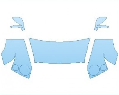 Precut PPF Kit – Clear Bra Paint Protection Film PAINT PROTECTION KIT - 2020 BENTLEY MULSANNE SPEED STANDARD WHEELBASE HOOD WRAPPED EDGES - INVISIBLEMASK - 3M PAINT PROTECTION