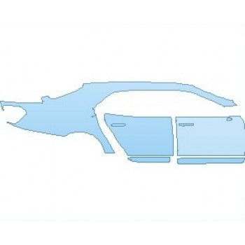Precut PPF Kit – Clear Bra Paint Protection Film PAINT PROTECTION KIT - 2020 BENTLEY MULSANNE BASE STANDARD WHEELBASE REAR QUARTER PANELS AND DOORS RIGHT SIDE - INVISIBLEMASK - 3M PAINT PROTECTION