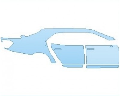 Precut PPF Kit – Clear Bra Paint Protection Film PAINT PROTECTION KIT - 2020 BENTLEY MULSANNE SPEED STANDARD WHEELBASE REAR QUARTER PANELS AND DOORS RIGHT SIDE - INVISIBLEMASK - 3M PAINT PROTECTION