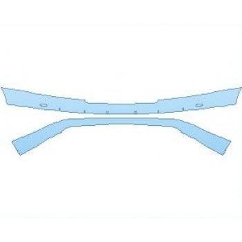 Precut PPF Kit – Clear Bra Paint Protection Film PAINT PROTECTION KIT - 2020 BENTLEY MULSANNE SPEED STANDARD WHEELBASE REAR BUMPER WITH SENSORS - INVISIBLEMASK - 3M PAINT PROTECTION