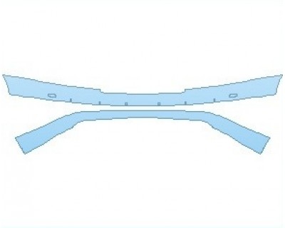 Precut PPF Kit – Clear Bra Paint Protection Film PAINT PROTECTION KIT - 2020 BENTLEY MULSANNE SPEED STANDARD WHEELBASE REAR BUMPER WITH SENSORS - INVISIBLEMASK - 3M PAINT PROTECTION