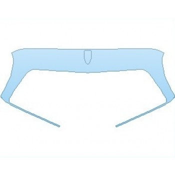 PAINT PROTECTION KIT - 2020 BENTLEY MULSANNE BASE STANDARD WHEELBASE GRILLE - INVISIBLEMASK - 3M PAINT PROTECTION