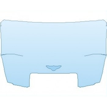 PAINT PROTECTION KIT - 2020 BENTLEY MULSANNE SPEED STANDARD WHEELBASE REAR DECK LID - INVISIBLEMASK - 3M PAINT PROTECTION