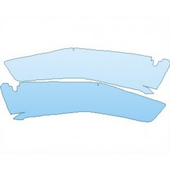 PAINT PROTECTION KIT - 2023 JEEP GLADIATOR RUBICON FENDER FLARES WITH RELIEF CUT - PRECUT PPF CLEAR BRA WRAP