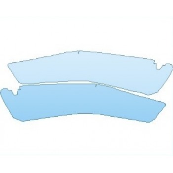 PAINT PROTECTION KIT - 2021 JEEP GLADIATOR RUBICON FENDER FLARES WITHOUT RELIEF CUT - PRECUT PPF CLEAR BRA WRAP