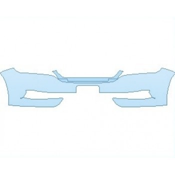 PAINT PROTECTION KIT - 2021 CHEVROLET IMPALA LT BUMPER WITH PLATE - PRECUT PPF CLEAR BRA WRAP