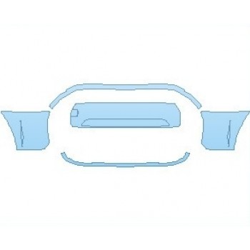PAINT PROTECTION KIT - 2023 MINI HARDTOP COOPER 4 DOOR BUMPER - PRECUT PPF CLEAR BRA WRAP