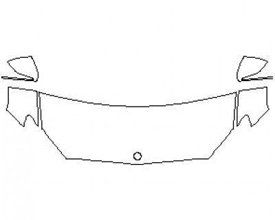 2023 MERCEDES C CLASS AMG C63 COUPE HOOD (NO WRAPPED EDGES)