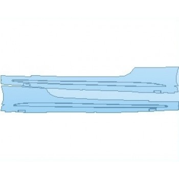 PAINT PROTECTION KIT - 2023 MERCEDES C CLASS AMG C63 COUPE ROCKER PANELS - PRECUT PPF CLEAR BRA WRAP