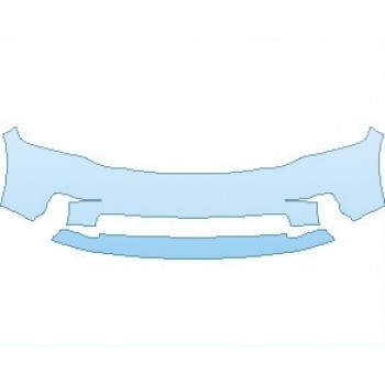 PAINT PROTECTION KIT - 2021 RAM 1500 CLASSIC EXPRESS BUMPER - PRECUT PPF CLEAR BRA WRAP