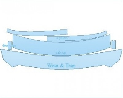 PAINT PROTECTION KIT - 2021 RAM 1500 CLASSIC EXPRESS COMMON WEAR AREA KIT - PRECUT PPF CLEAR BRA WRAP