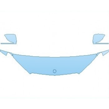 Precut PPF Kit – Clear Bra Paint Protection Film PAINT PROTECTION KIT - 2021 MERCEDES GLE CLASS AMG 53 COUPE HOOD 18 INCH (NO WRAPPED EDGES) - PRECUT PPF CLEAR BRA WRAP