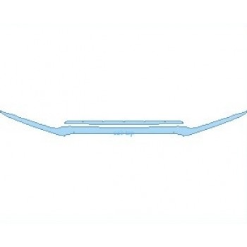 PAINT PROTECTION KIT - 2021 LEXUS NX 300 F SPORT LOWER BUMPER SATIN FINISH CHROME - PRECUT PPF CLEAR BRA WRAP