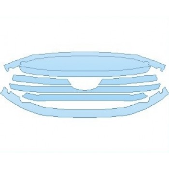 PAINT PROTECTION KIT - 2023 FORD EDGE SE GRILLE - PRECUT PPF CLEAR BRA WRAP