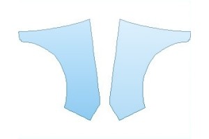 2027 FORD EDGE SE FULL FENDERS (NO WRAPPED EDGES)