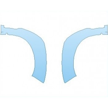 PAINT PROTECTION KIT - 2022 HYUNDAI KONA SE FENDER FLARES - PRECUT PPF CLEAR BRA WRAP