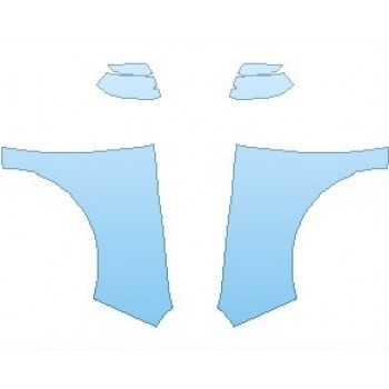 PAINT PROTECTION KIT - 2021 KIA SOUL LX FULL FENDERS (NO WRAPPED EDGES) - PRECUT PPF CLEAR BRA WRAP