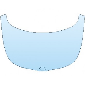 PAINT PROTECTION KIT - 2021 KIA SOUL LX FULL HOOD (NO WRAPPED EDGES) - PRECUT PPF CLEAR BRA WRAP