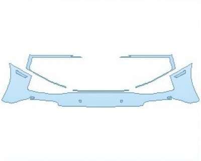 2023 AUDI R8 V10 PERFORMANCE SPYDER REAR BUMPER WITH SENSORS