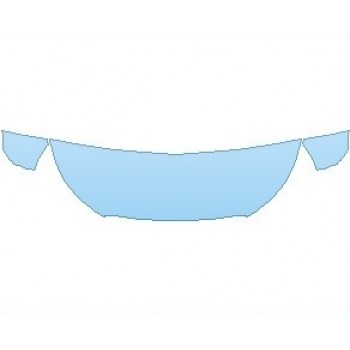 PAINT PROTECTION KIT - 2021 MERCEDES METRIS PASSENGER HOOD (WRAPPED EDGES) - PRECUT PPF CLEAR BRA WRAP