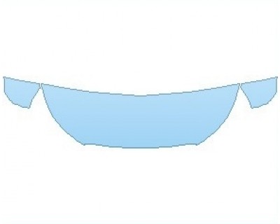 PAINT PROTECTION KIT - 2021 MERCEDES METRIS PASSENGER HOOD (WRAPPED EDGES) - PRECUT PPF CLEAR BRA WRAP