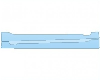 PAINT PROTECTION KIT - 2023 KIA STINGER GT-LINE ROCKER PANELS - PRECUT PPF CLEAR BRA WRAP