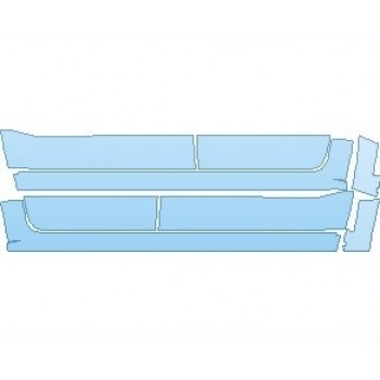 PAINT PROTECTION KIT - 2022 RAM 1500 REBEL ROCKER PANELS QUAD CAB - PRECUT PPF CLEAR BRA WRAP