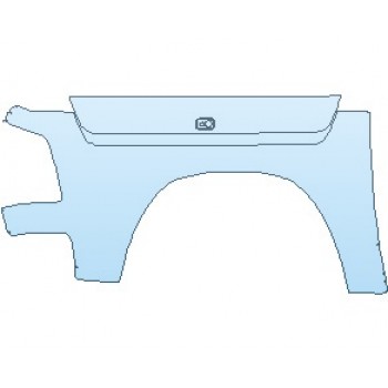 PAINT PROTECTION KIT - 2022 RAM 1500 REBEL BED SIDE WITH RAMBOX RIGHT - PRECUT PPF CLEAR BRA WRAP