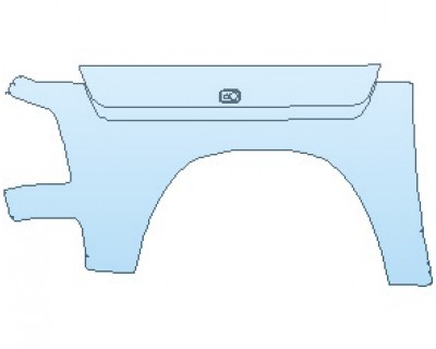 PAINT PROTECTION KIT - 2022 RAM 1500 REBEL BED SIDE WITH RAMBOX RIGHT - PRECUT PPF CLEAR BRA WRAP