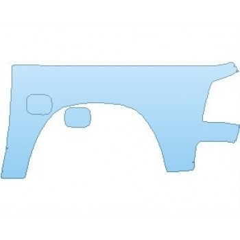 PAINT PROTECTION KIT - 2022 RAM 1500 REBEL BED SIDE 5FT 7IN LEFT - PRECUT PPF CLEAR BRA WRAP