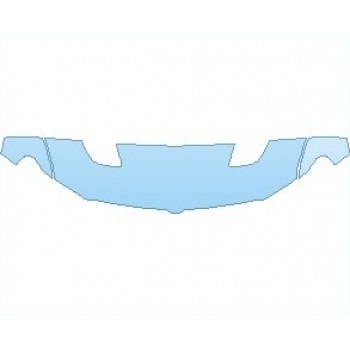 PAINT PROTECTION KIT - 2022 RAM 1500 REBEL HOOD (NO WRAPPED EDGES) - PRECUT PPF CLEAR BRA WRAP