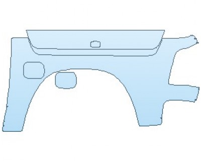 PAINT PROTECTION KIT - 2022 RAM 1500 REBEL BED SIDE WITH RAMBOX LEFT - PRECUT PPF CLEAR BRA WRAP
