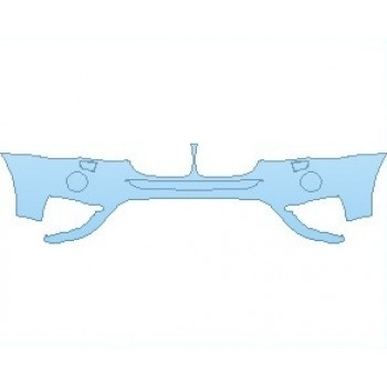 PAINT PROTECTION KIT - 2018 BMW X4 XLINE BUMPER KIT WITH WASHERS - PRECUT PPF CLEAR BRA WRAP