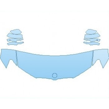 PAINT PROTECTION KIT - 2018 BMW X4 XLINE HOOD KIT - PRECUT PPF CLEAR BRA WRAP