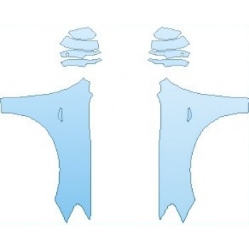 PAINT PROTECTION KIT - 2018 BMW X4 XLINE FULL FENDERS - PRECUT PPF CLEAR BRA WRAP