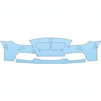 Precut PPF Kit – Clear Bra Paint Protection Film PAINT PROTECTION KIT - 2019 BMW 6 SERIES BASE CONVERTIBLE BUMPER WITH WASHERS SENSORS AND SIDE CAMERAS - PRECUT PPF CLEAR BRA WRAP