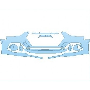PAINT PROTECTION KIT - 2023 AUDI RS5 COUPE BUMPER WITH SENSORS - PRECUT PPF CLEAR BRA WRAP
