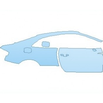 PAINT PROTECTION KIT - 2021 AUDI RS5 COUPE REAR QUARTER PANEL AND DOOR RIGHT SIDE - PRECUT PPF CLEAR BRA WRAP