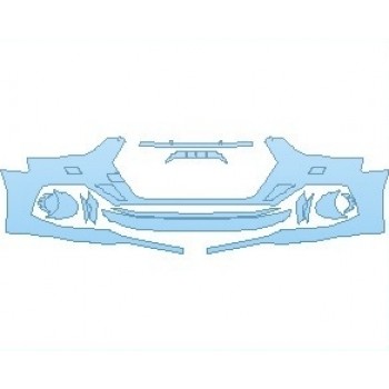 PAINT PROTECTION KIT - 2021 AUDI RS5 COUPE BUMPER WITH WASHERS - PRECUT PPF CLEAR BRA WRAP
