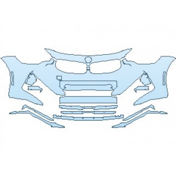 PAINT PROTECTION KIT - 2025 BMW 2 SERIES M240I COUPE BUMPER - PRECUT PPF CLEAR BRA WRAP