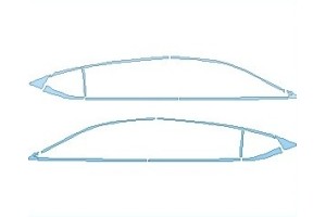 2021 LEXUS ES F-SPORT WINDOW TRIM