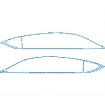 PAINT PROTECTION KIT - 2023 LEXUS ES F-SPORT WINDOW TRIM - PRECUT PPF CLEAR BRA WRAP