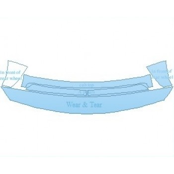 PAINT PROTECTION KIT - 2022 JAGUAR F-TYPE R CONVERTIBLE COMMON WEAR AREA KIT - PRECUT PPF CLEAR BRA WRAP