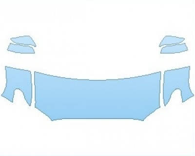 PAINT PROTECTION KIT - 2023 TOYOTA TACOMA TRD PRO HOOD (NO WRAPPED EDGES) - PRECUT PPF CLEAR BRA WRAP