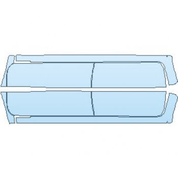 PAINT PROTECTION KIT - 2024 TOYOTA TACOMA TRD PRO ROCKER PANELS DOUBLE CAB - PRECUT PPF CLEAR BRA WRAP